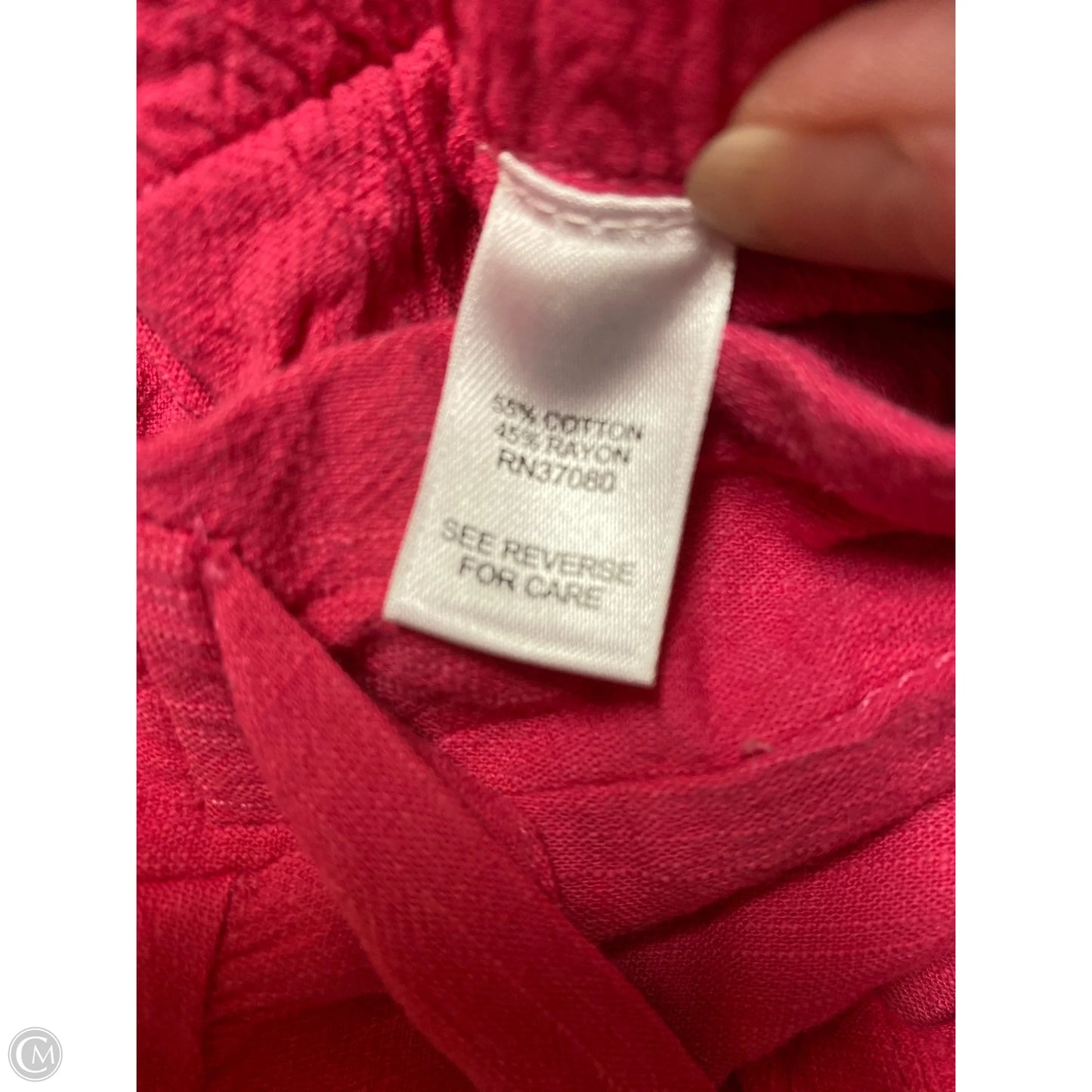 Skirt Midi By Cato In Pink, Size: Xl