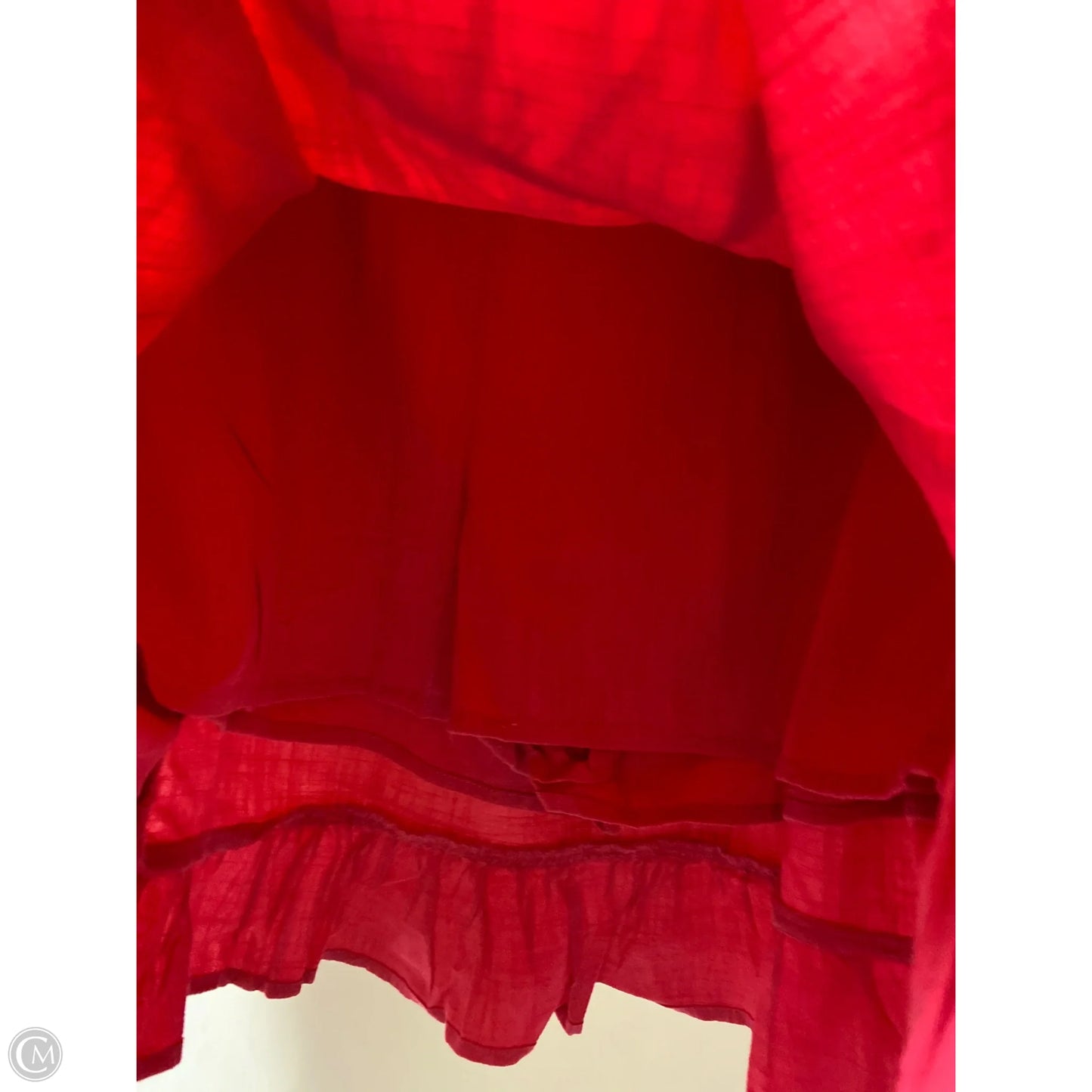 Skirt Midi By Cato In Pink, Size: Xl