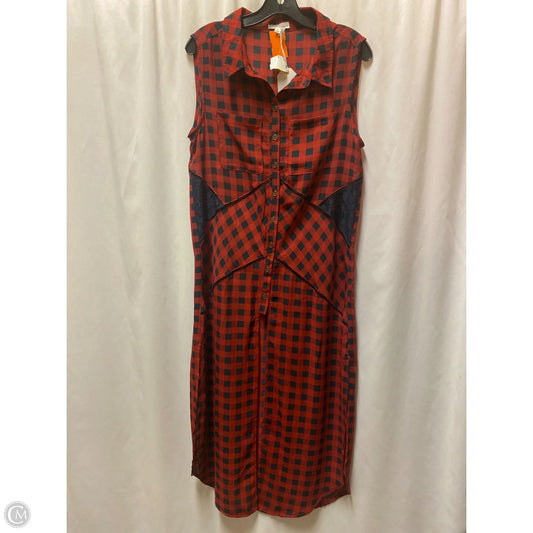 Top Sleeveless By Coco + Jaimeson In Maroon, Size: M