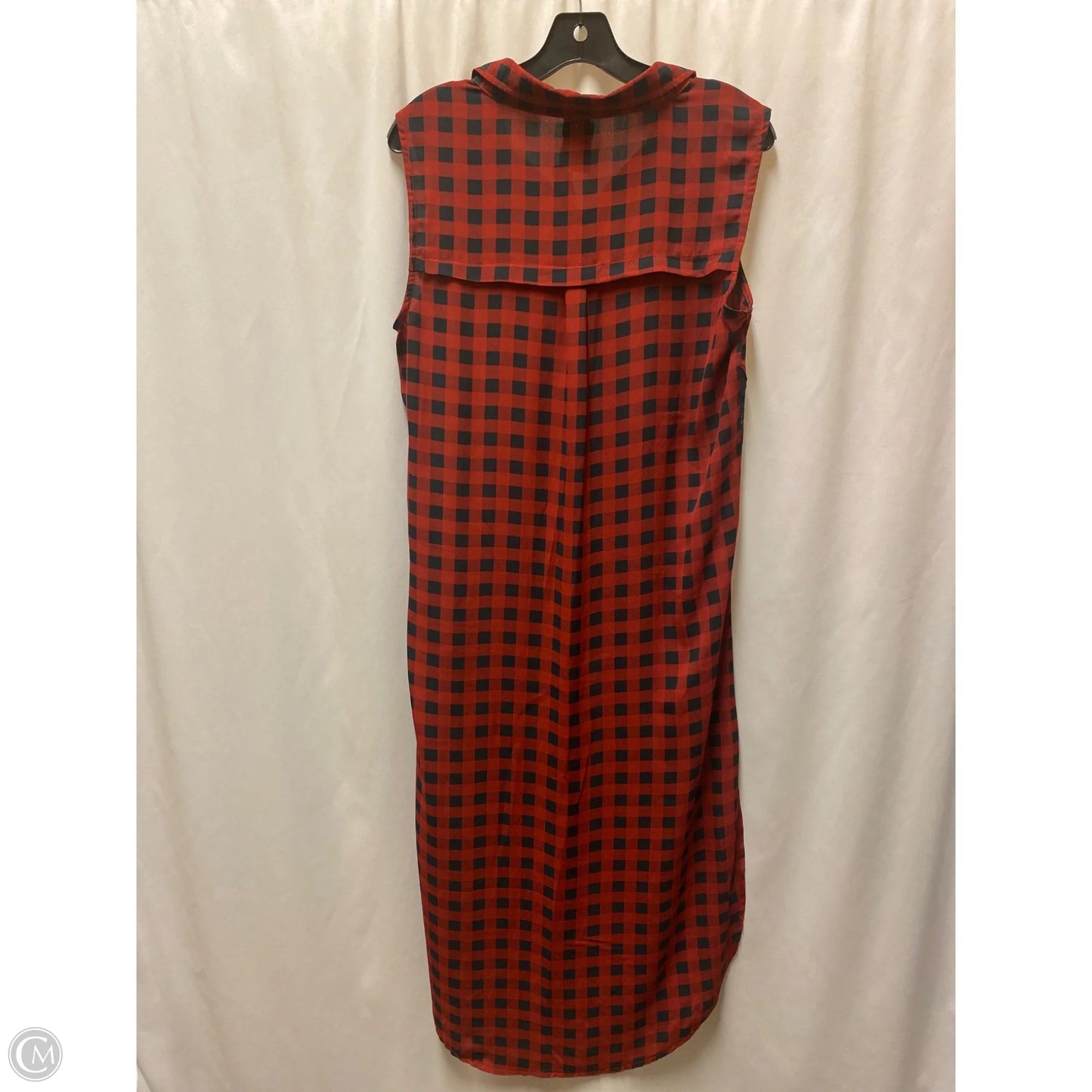 Top Sleeveless By Coco + Jaimeson In Maroon, Size: M