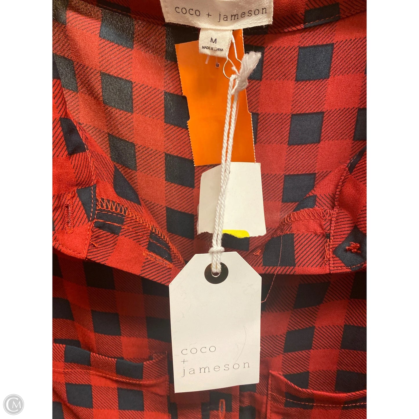 Top Sleeveless By Coco + Jaimeson In Maroon, Size: M