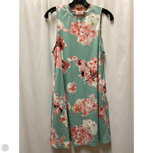 Dress Casual Short By Pink Lily In Green, Size: S