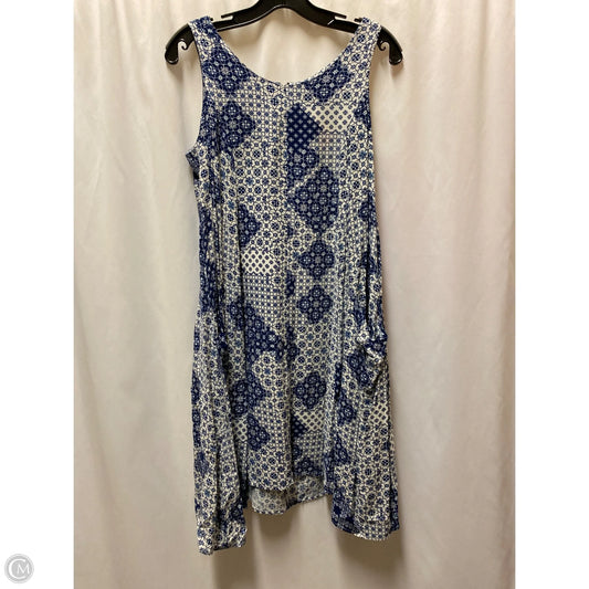 Dress Casual Midi By Nanette By Nanette Lepore In Blue, Size: S