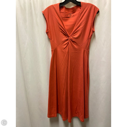 Dress Casual Midi By Patagonia In Coral, Size: S