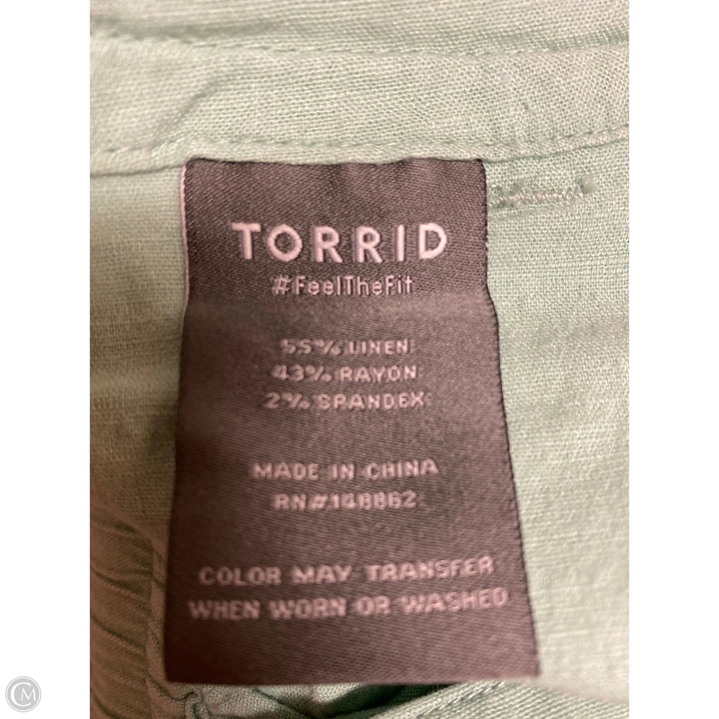 Shorts By Torrid In Green, Size: 26