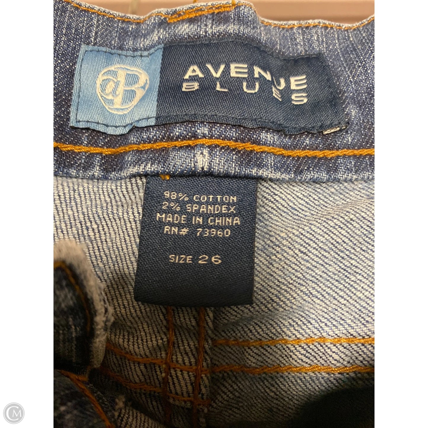 Shorts By Avenue Blues In Blue Denim, Size: 26