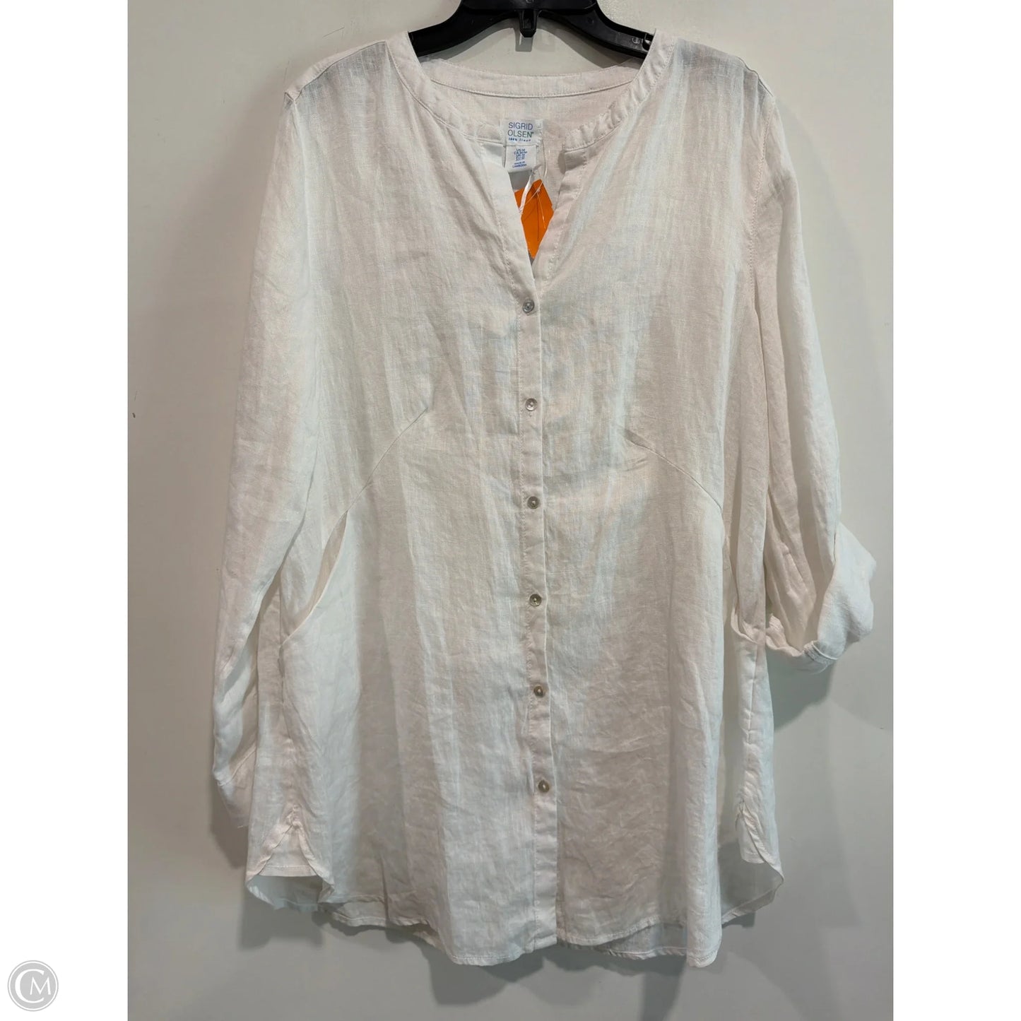 Swimwear Cover-up By Sigrid Olsen In White, Size: M