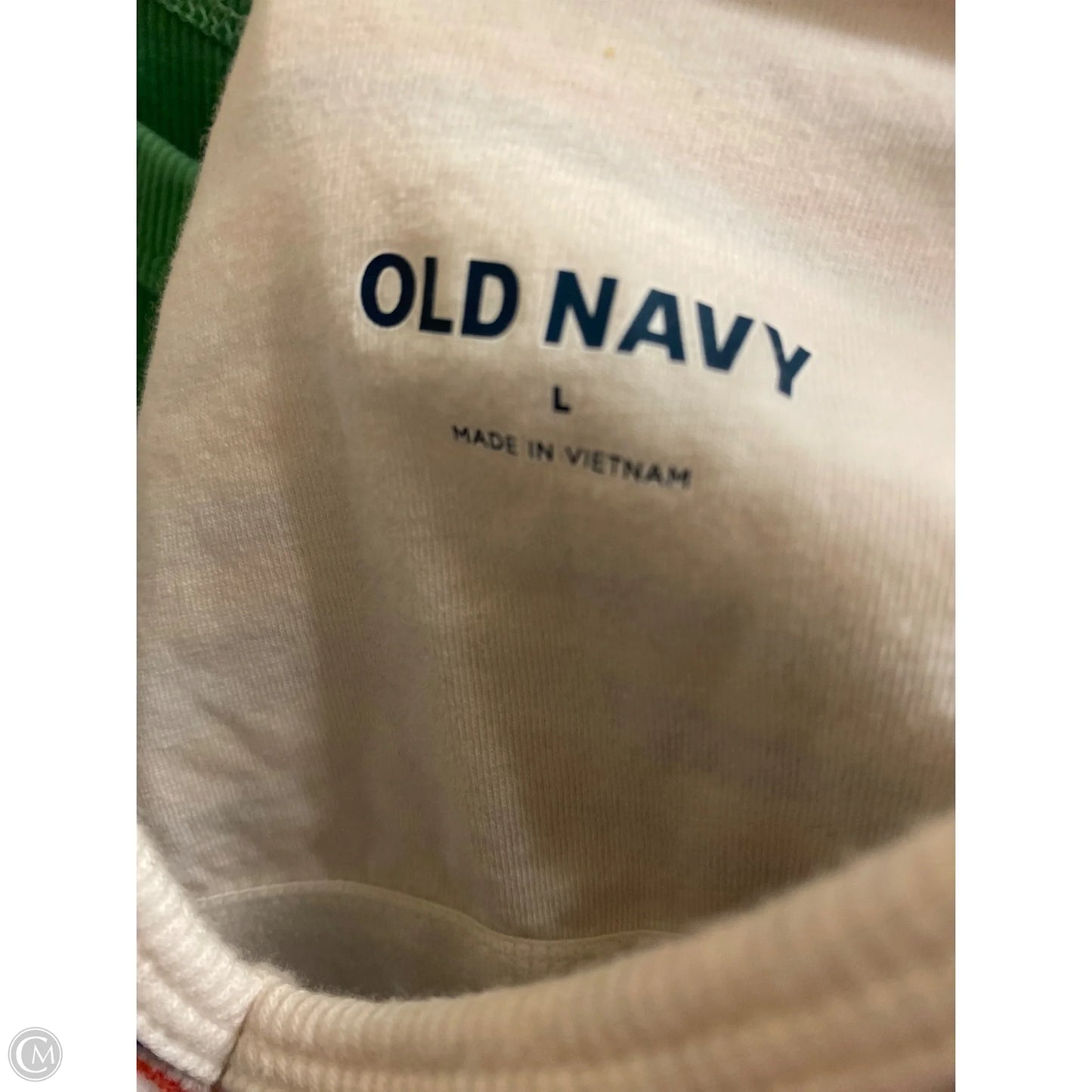 Top Sleeveless By Old Navy In Blue & Red, Size: L