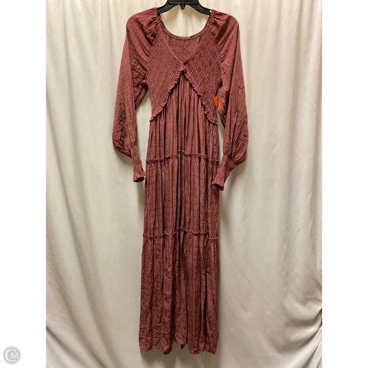 Dress Casual Maxi By Clothes Mentor In Pink, Size: L