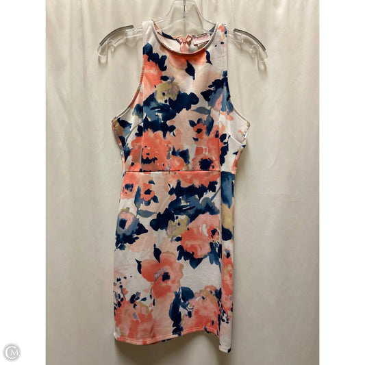 Dress Casual Short By Pink Lily In Pink, Size: M