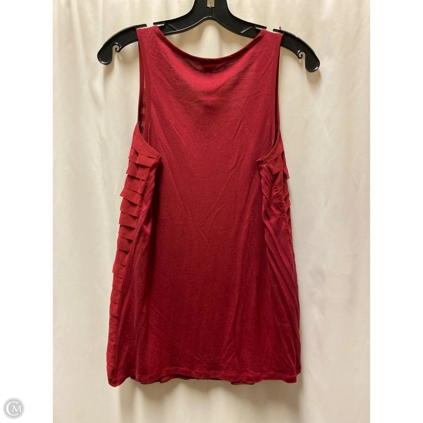 Tank Top By Ann Taylor In Maroon, Size: S