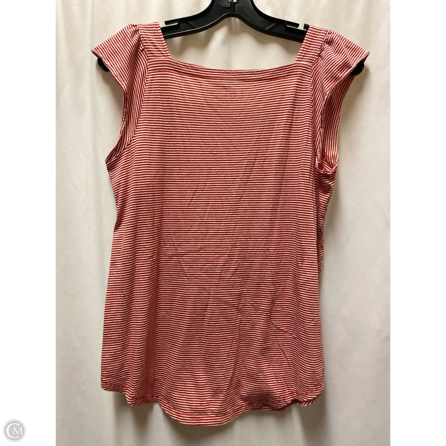 Top Sleeveless By Loft In Red, Size: S