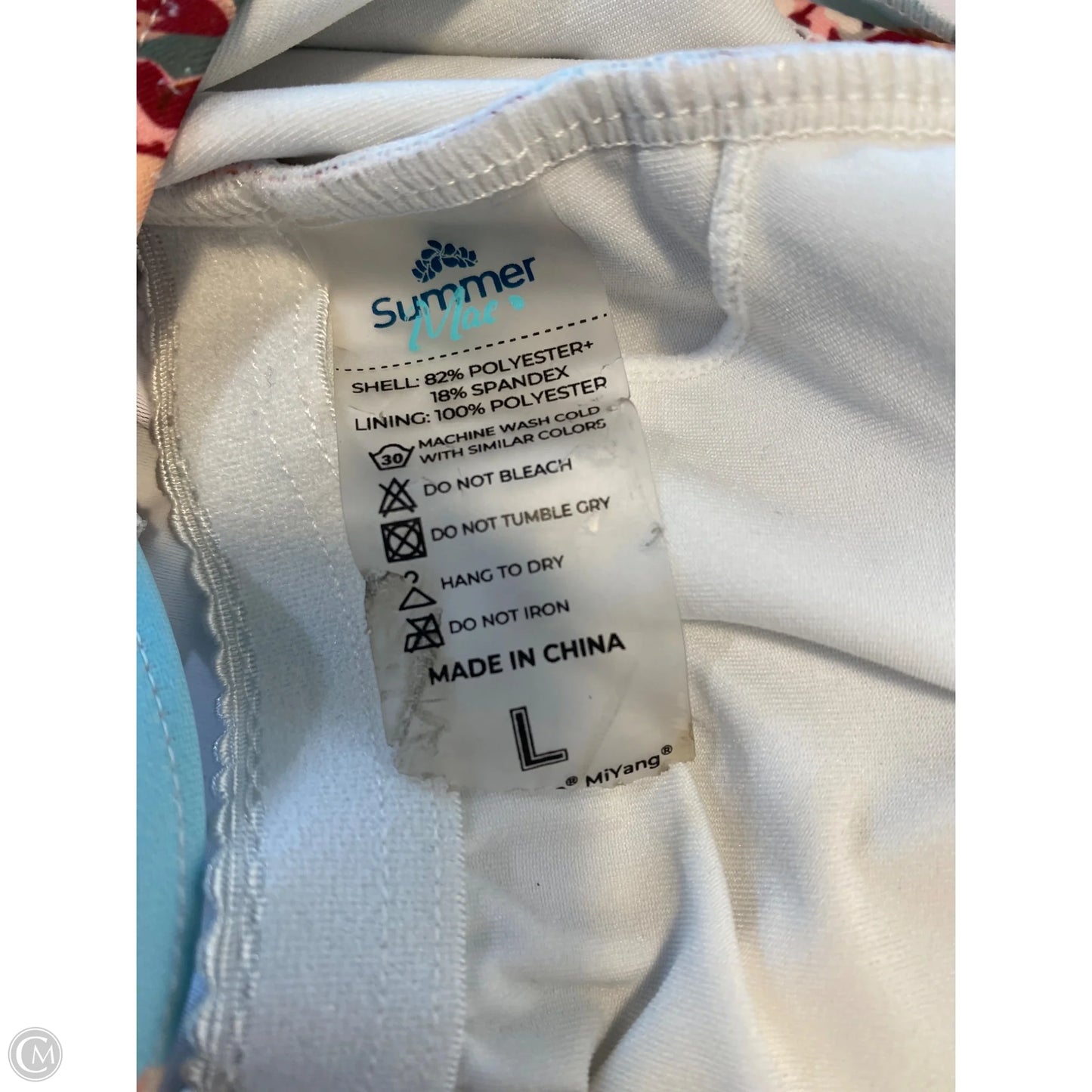 Swimsuit By Clothes Mentor In Teal, Size: L