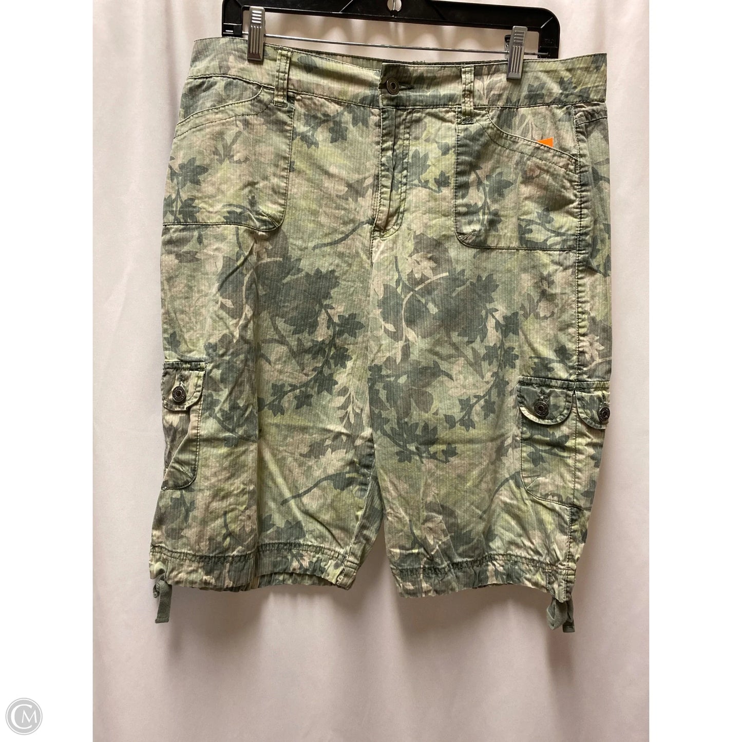 Shorts By Gloria Vanderbilt In Green, Size: 14p