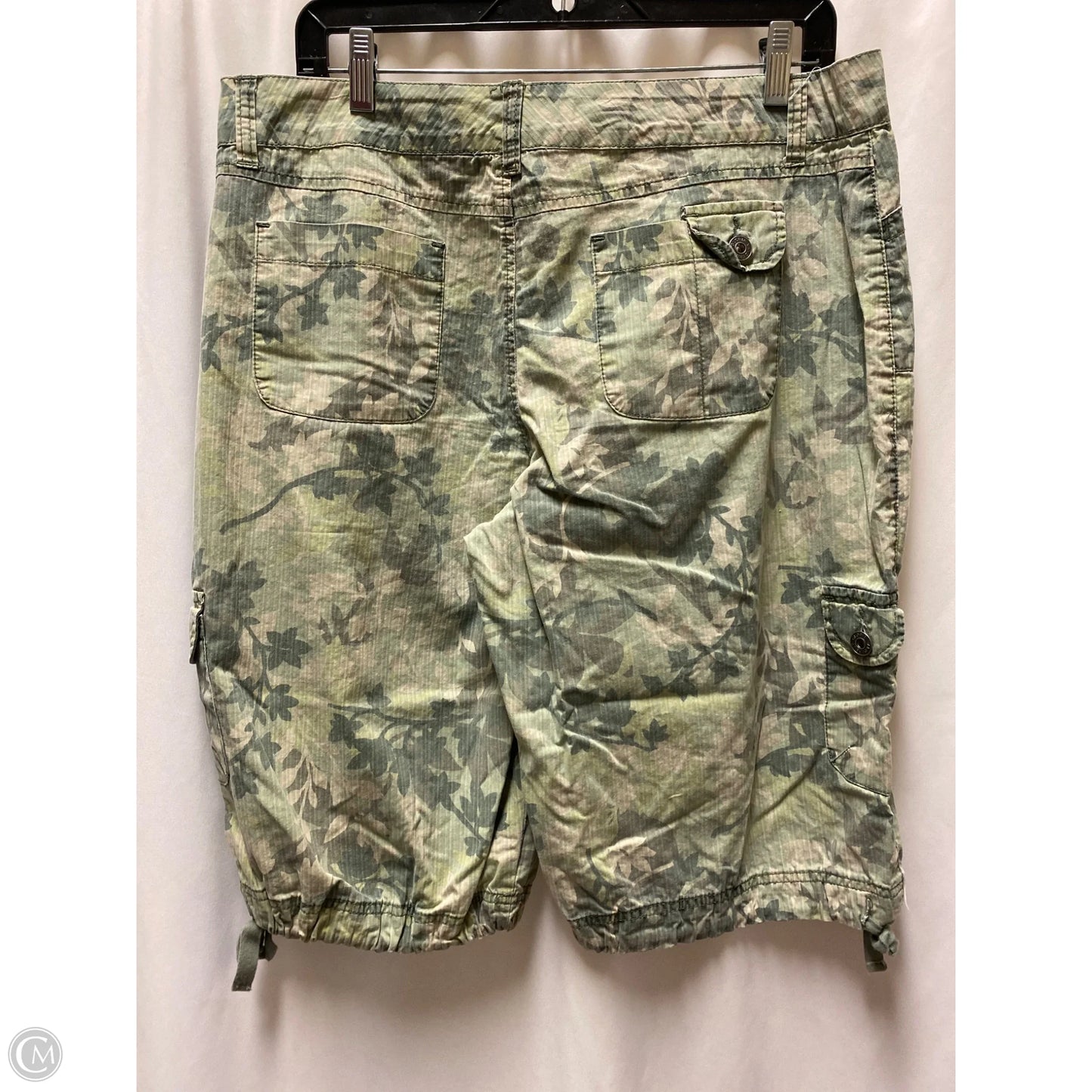 Shorts By Gloria Vanderbilt In Green, Size: 14p