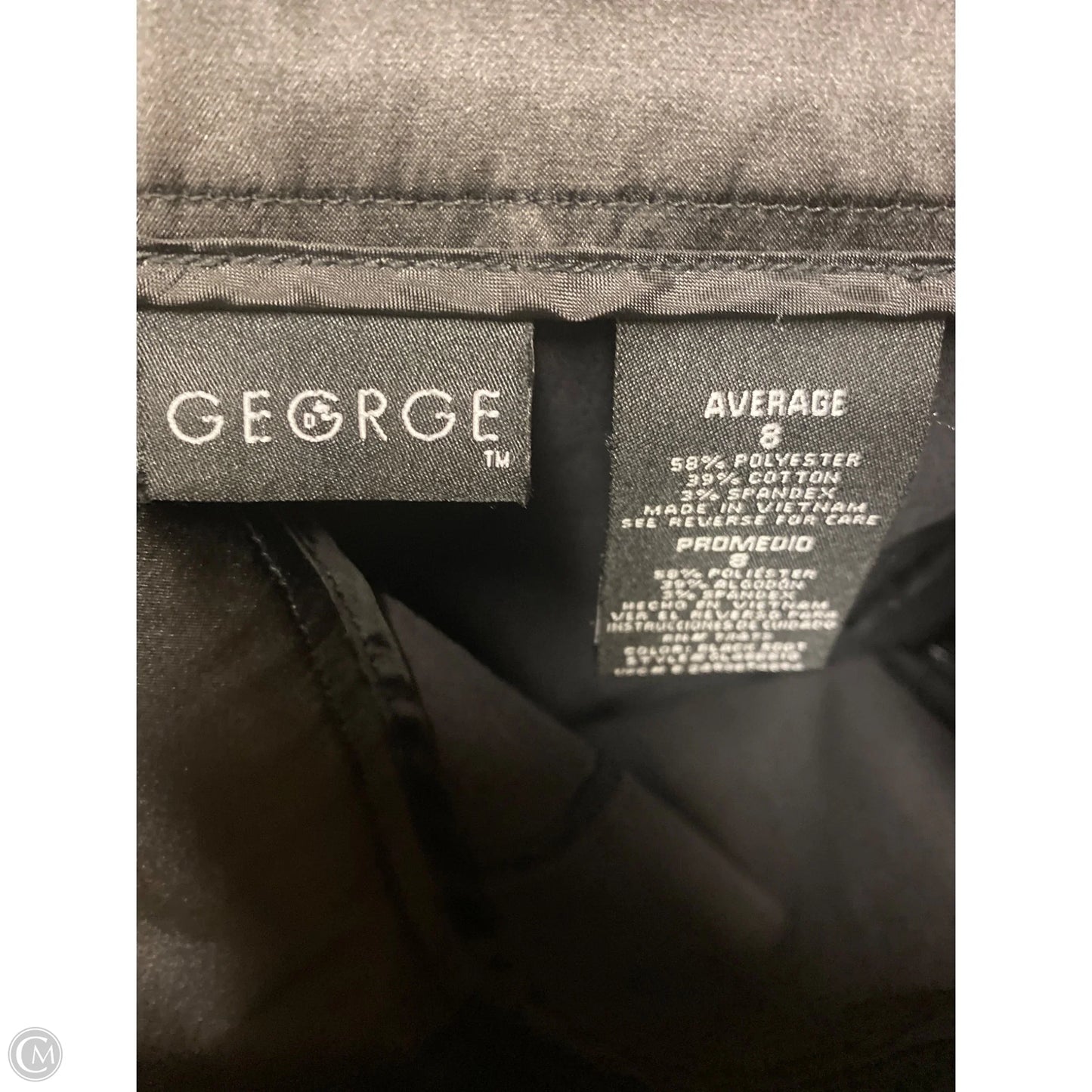 Skirt Mini & Short By George In Black, Size: 8