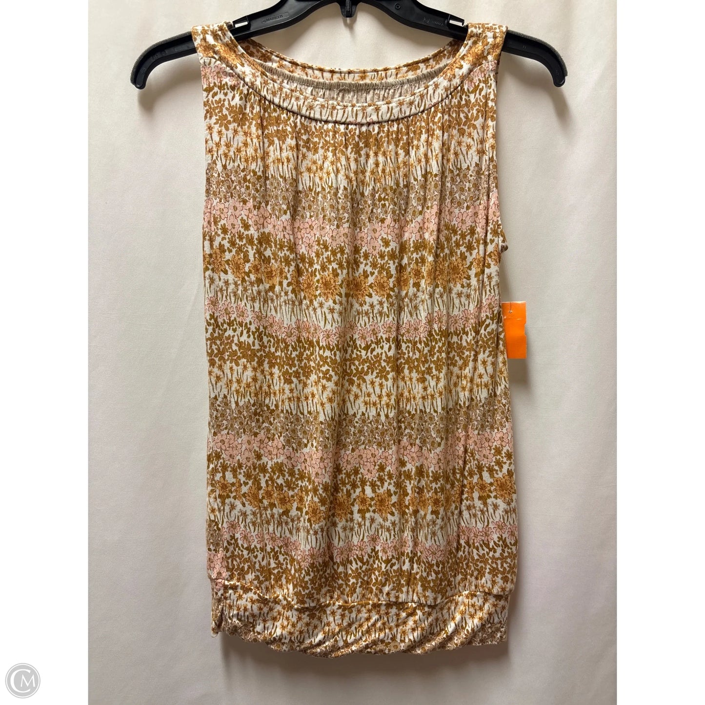 Top Sleeveless By Loft In Orange, Size: Xs