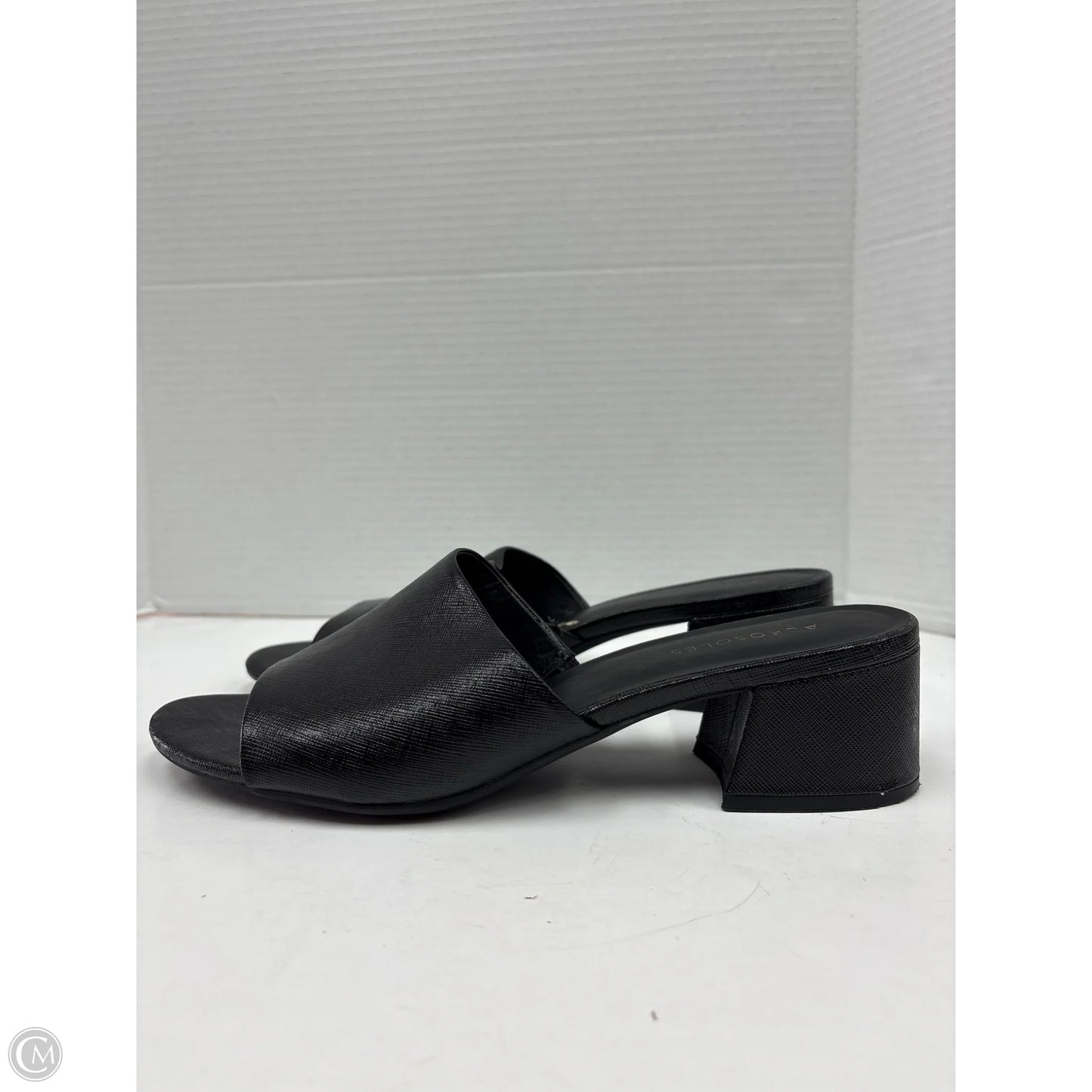 Sandals Heels Block By Aerosoles In Black, Size: 10
