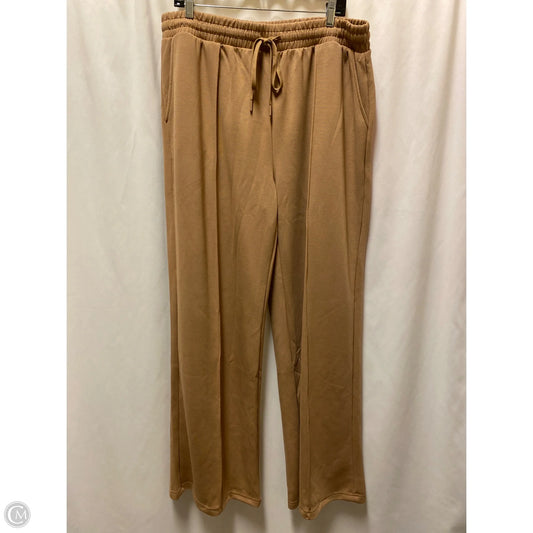 Pants Lounge By Jolie & Joy In Brown, Size: 1x