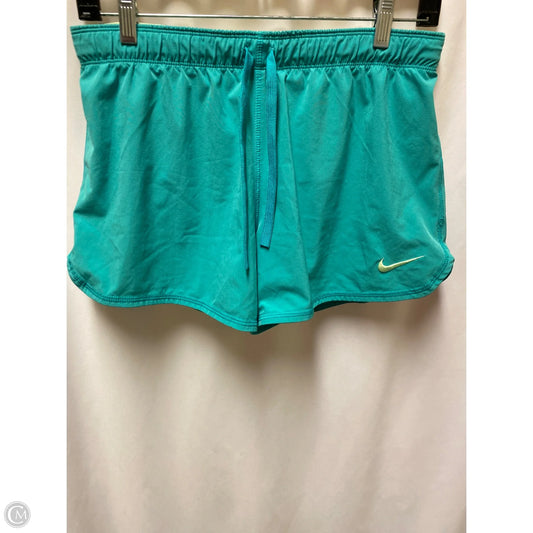 Athletic Shorts By Nike In Green, Size: S