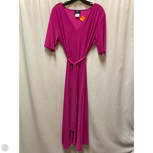 Dress Casual Maxi By Msk In Pink, Size: L