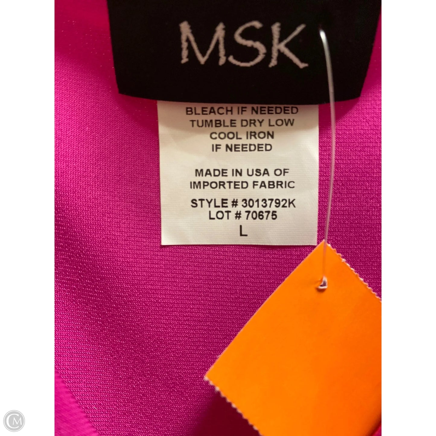 Dress Casual Maxi By Msk In Pink, Size: L