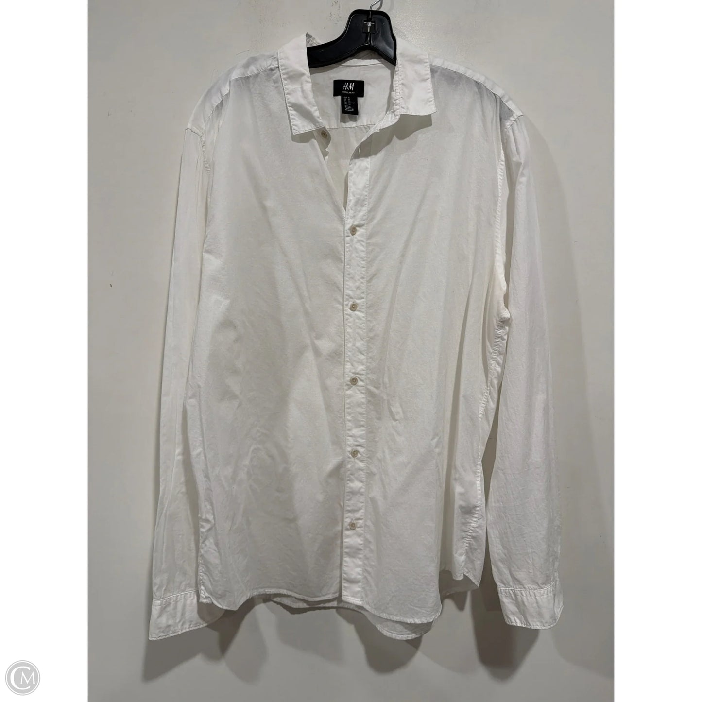 Top Long Sleeve By H&m In White, Size: Xl