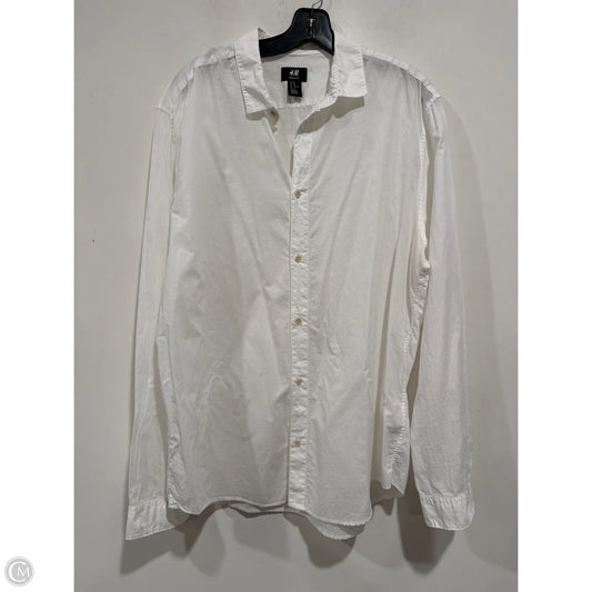 Top Long Sleeve By H&m In White, Size: Xl