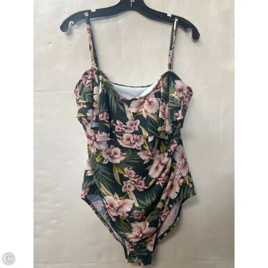 Swimsuit By Kona Sol In Green, Size: Xl