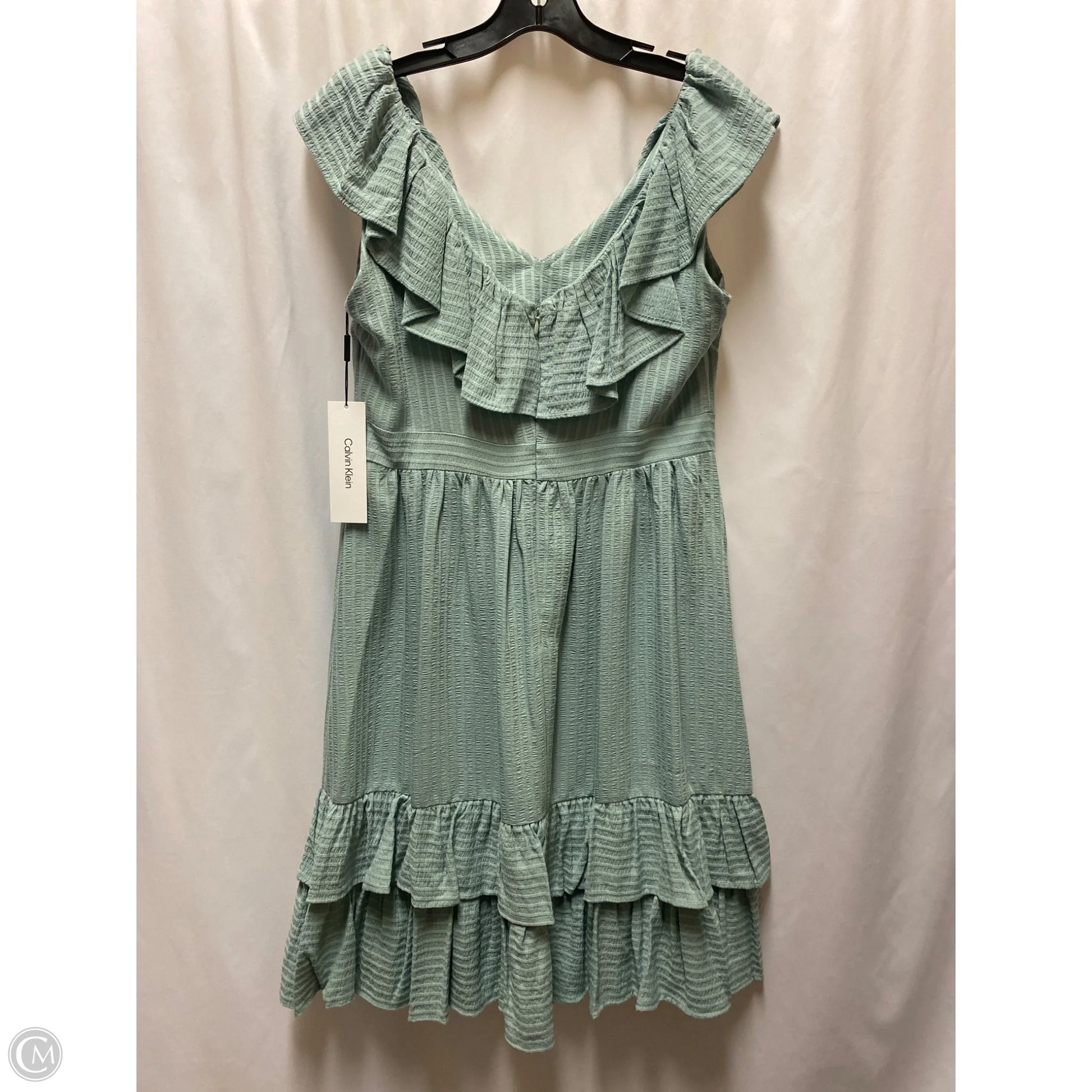 Dress Casual Maxi By Calvin Klein In Green, Size: M – Clothes Mentor Clarksville TN #198
