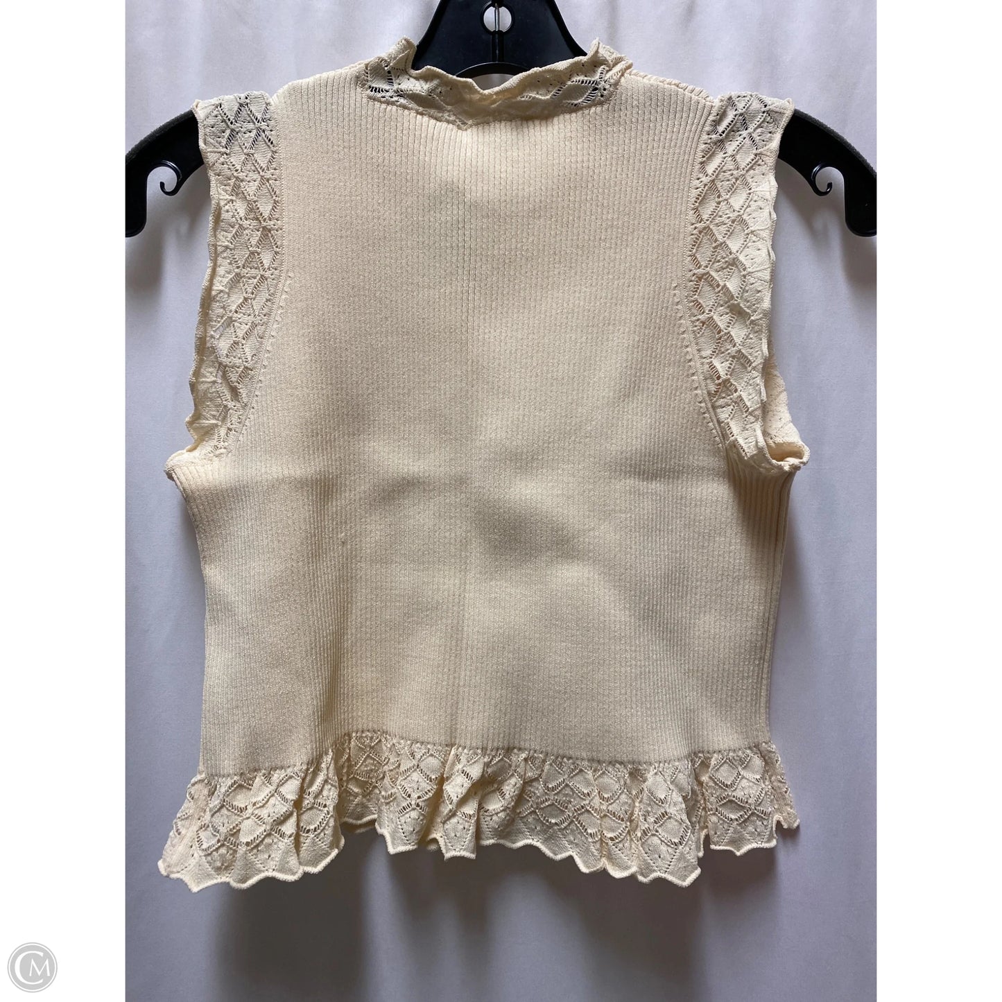 Tank Top By Zara In Yellow, Size: S