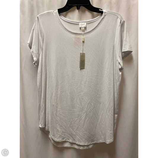 Top Short Sleeve By Cupio In White, Size: Xl