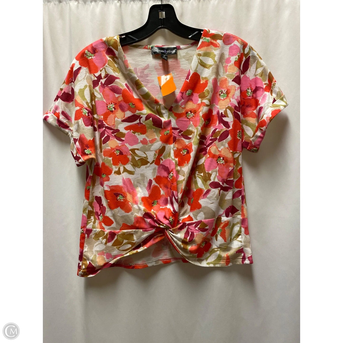 Top Short Sleeve By Clothes Mentor In Pink, Size: S
