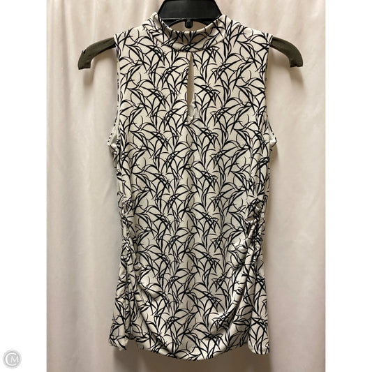 Top Sleeveless By White House Black Market In Black & White, Size: S