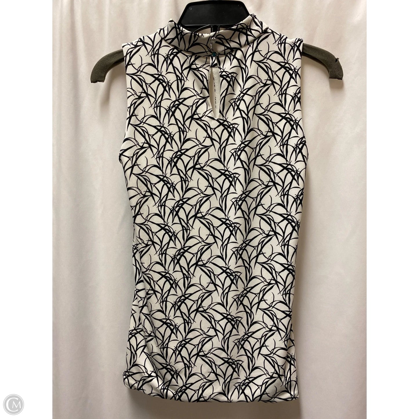 Top Sleeveless By White House Black Market In Black & White, Size: S