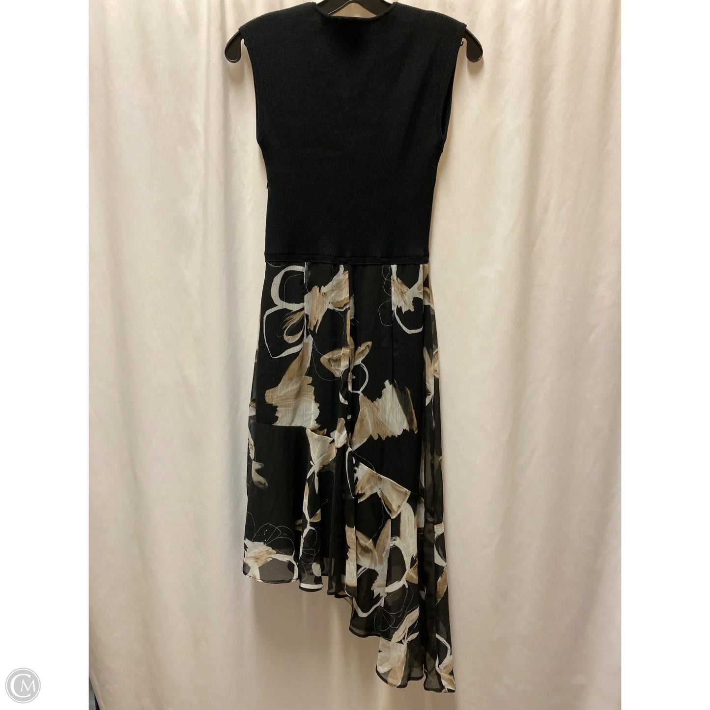 Dress Casual Midi By Dkny In Black, Size: S