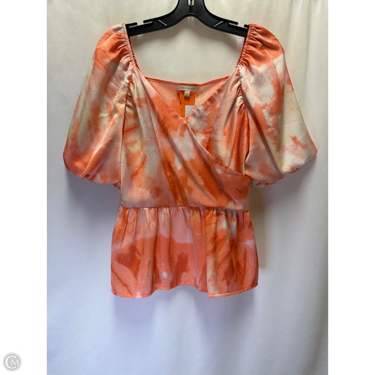 Top Short Sleeve By Skies Are Blue In Pink, Size: S