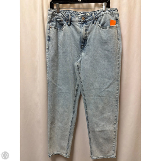Jeans Straight By Seven 7 In Blue Denim, Size: 12