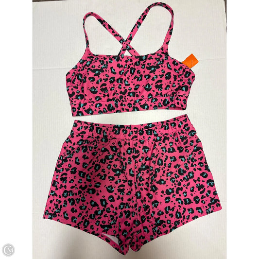 Shorts Set By Clothes Mentor In Pink, Size: 1x