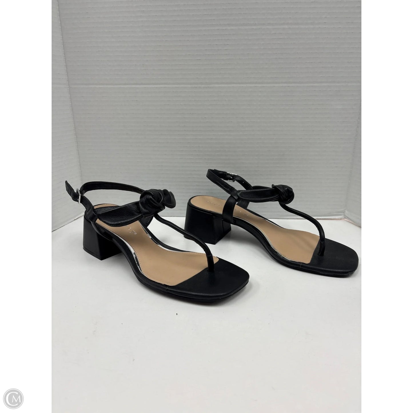 Sandals Heels Block By Copper Key In Black, Size: 8