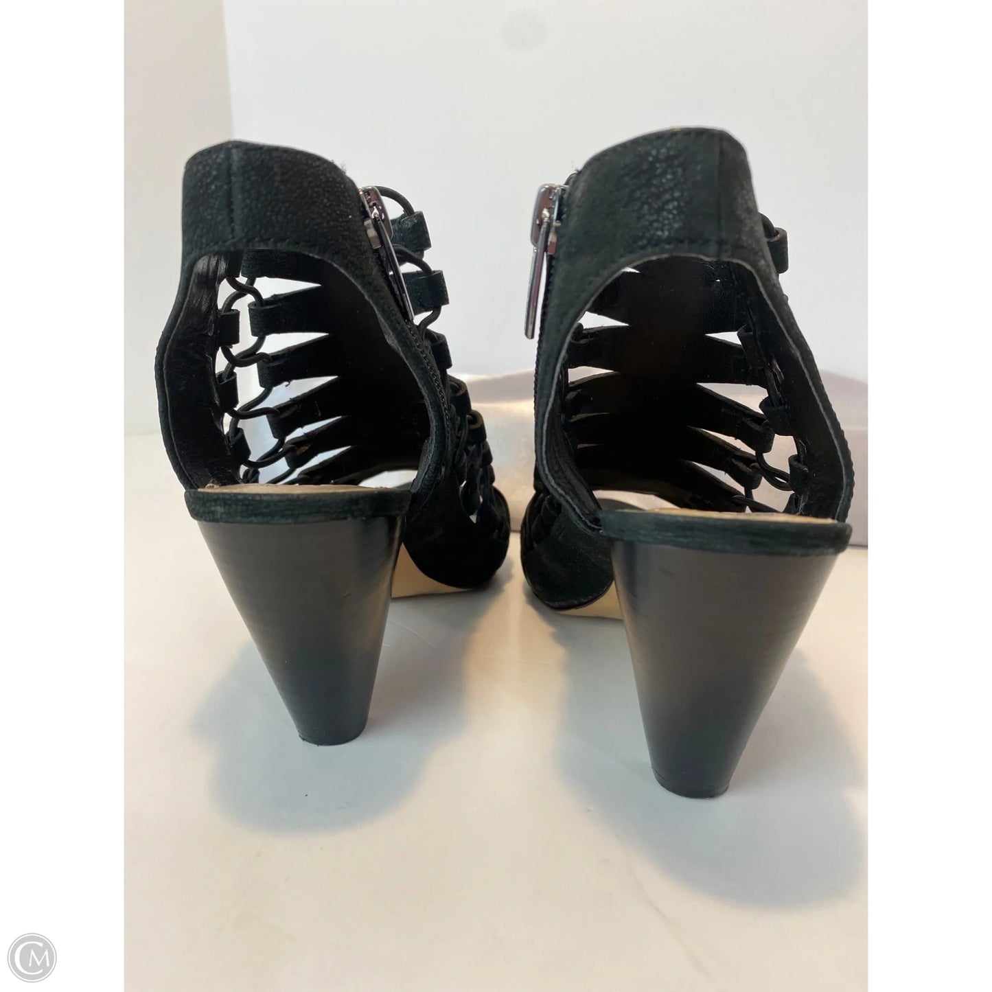 Sandals Heels Block By Vince In Black, Size: 8
