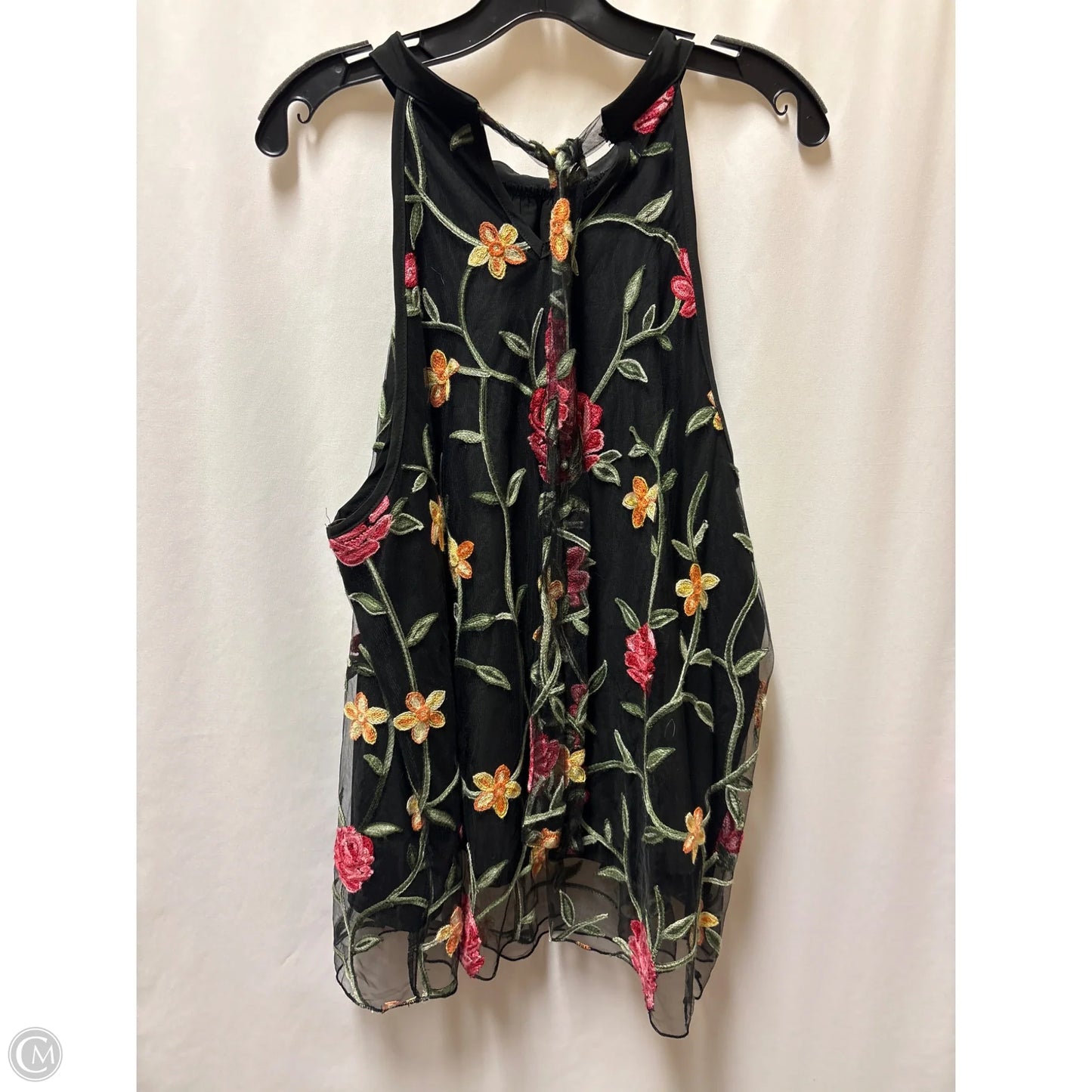 Top Sleeveless By Shein In Black, Size: 3x