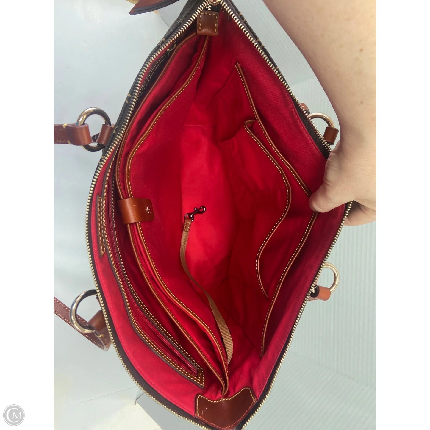 Handbag Designer By Dooney And Bourke, Size: Large