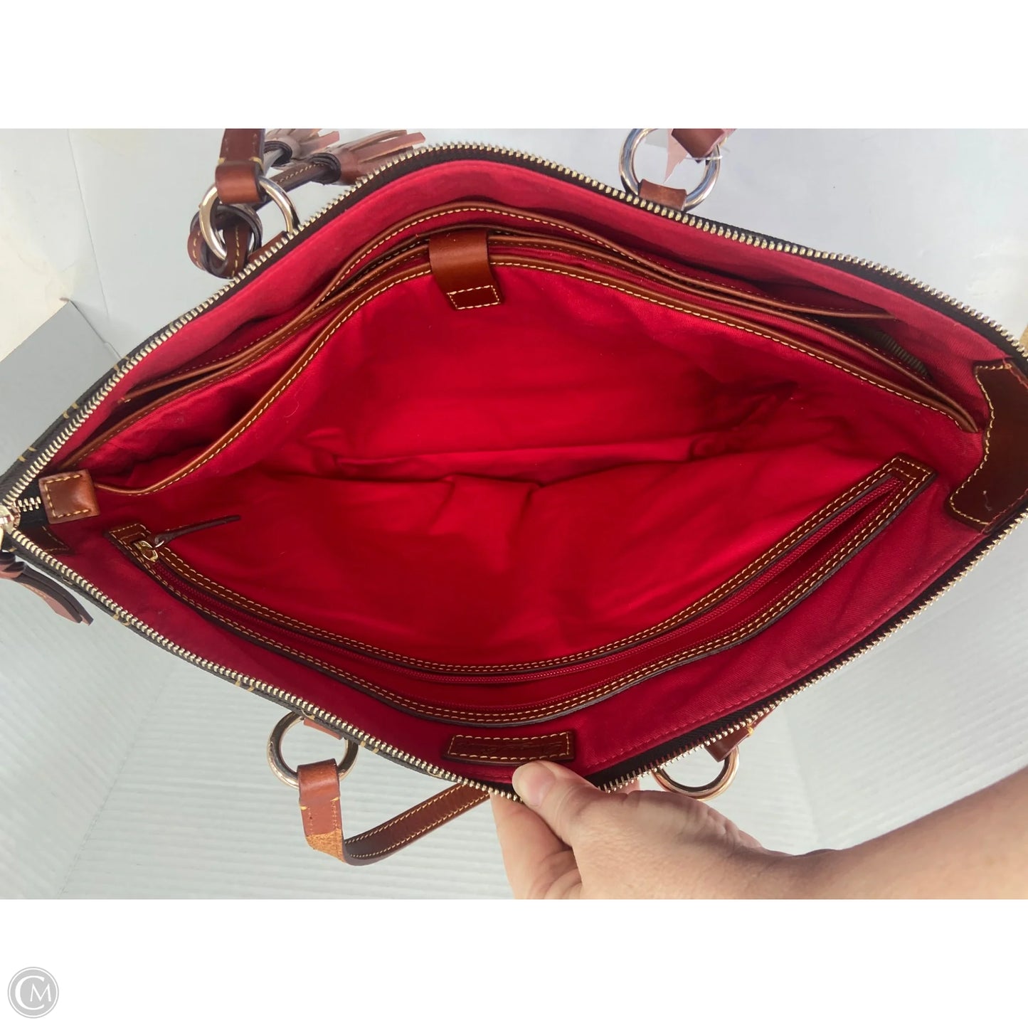 Handbag Designer By Dooney And Bourke, Size: Large