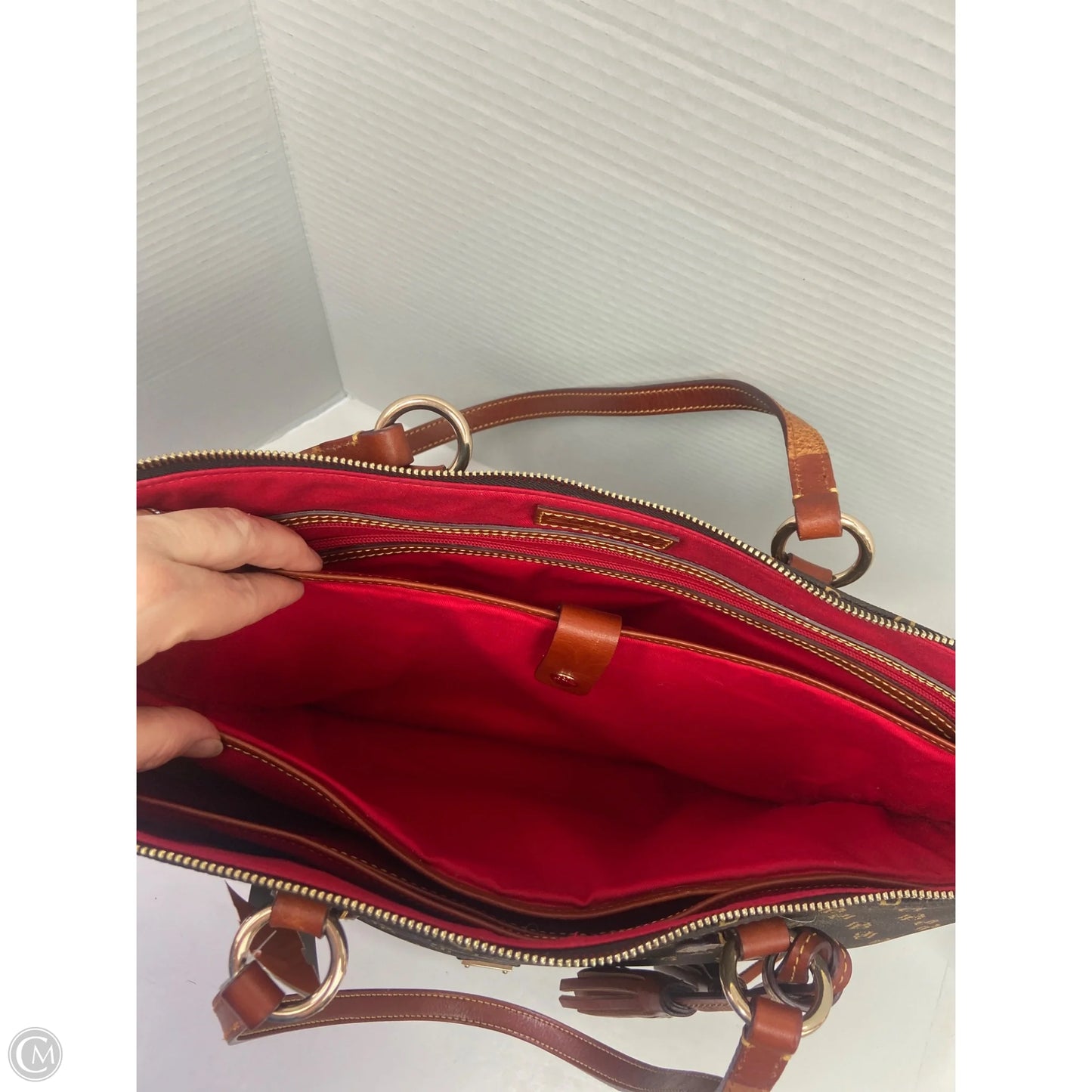 Handbag Designer By Dooney And Bourke, Size: Large