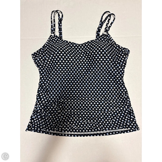 Swimsuit Top By Croft And Barrow In Blue, Size: 20