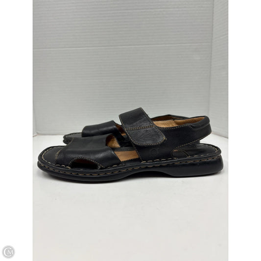 Sandals Flats By Born In Black, Size: 9