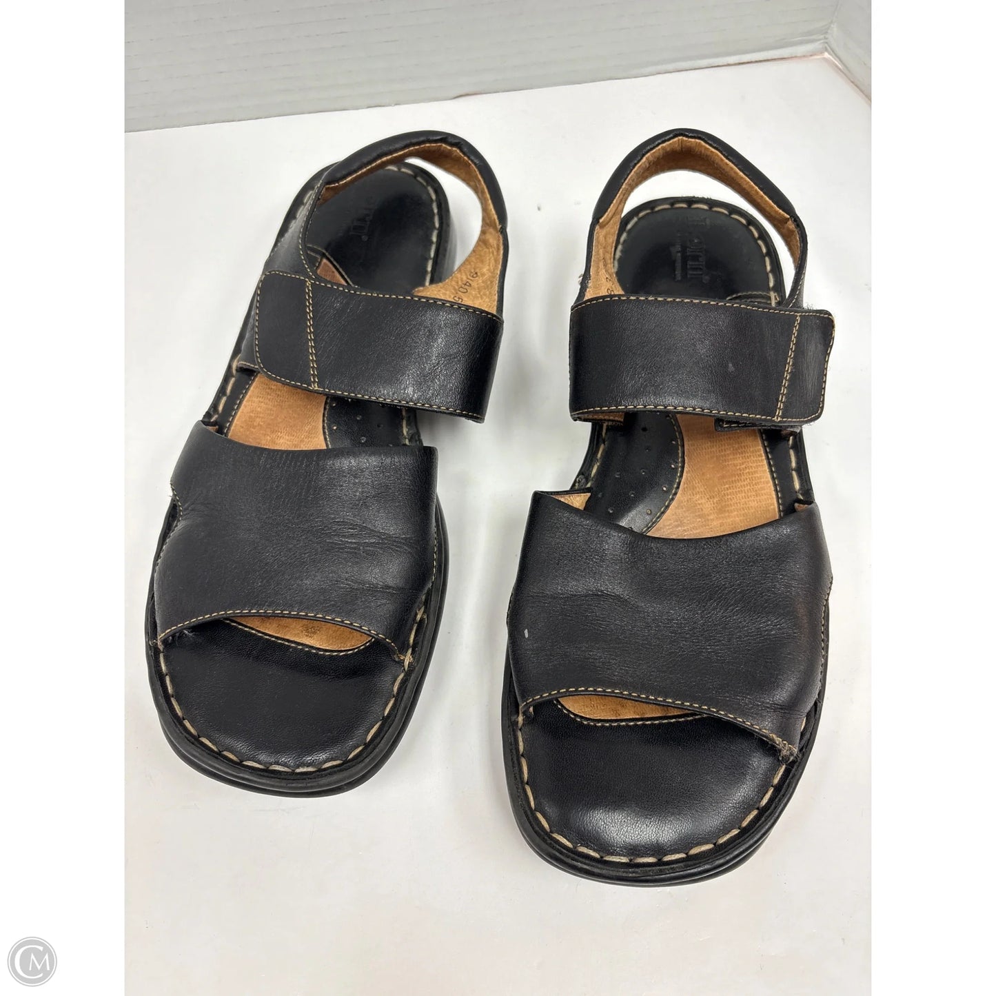 Sandals Flats By Born In Black, Size: 9