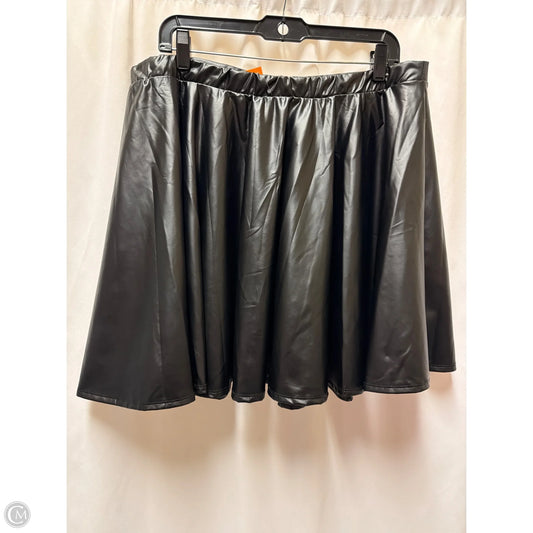 Skirt Midi By Fashion Nova In Black, Size: 2x