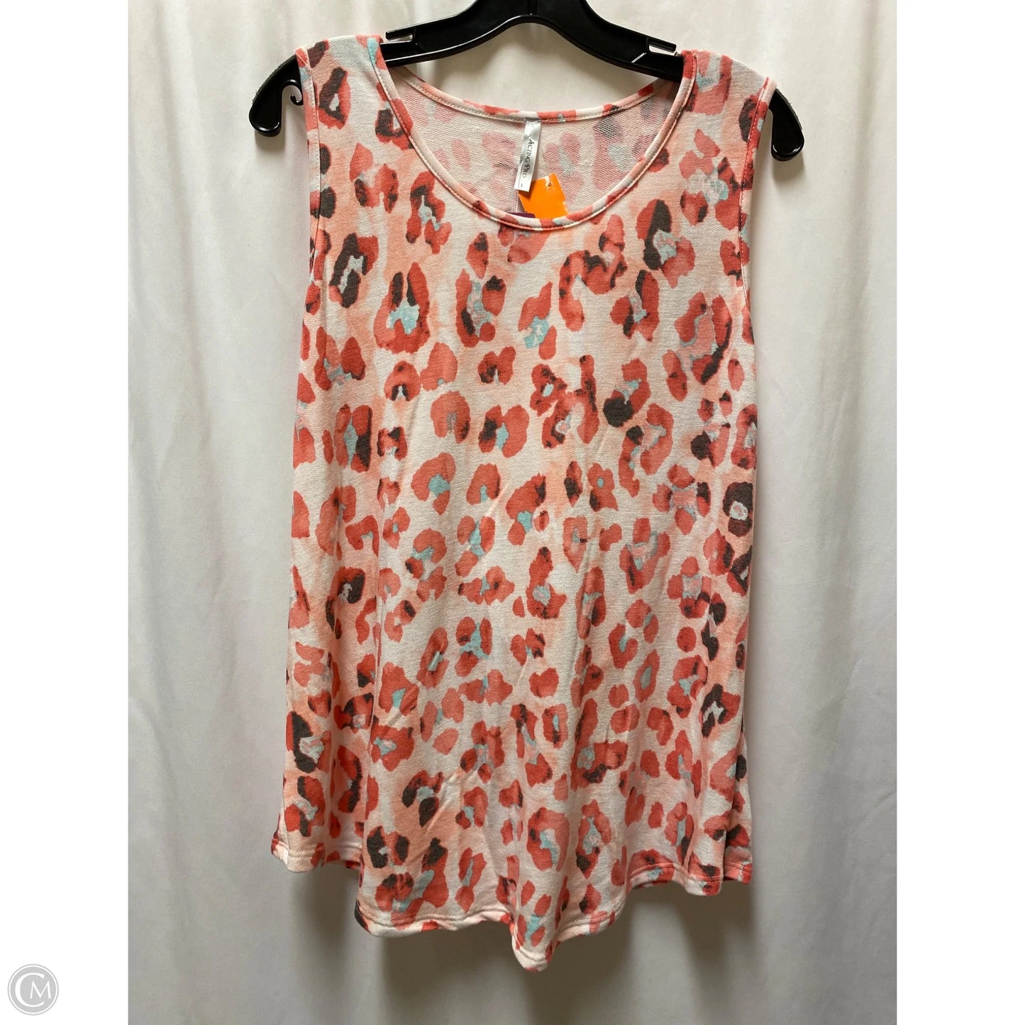 Tank Top By Acting Pro In Pink, Size: L